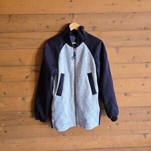 Lululemon Both Ways Bomber Atomic Flower Jacket Heathered Gray 12 Coat Satin